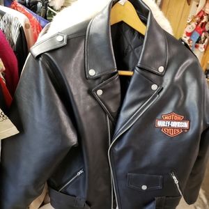 Leather Harley jacket